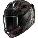 Shark Skwal i3 Linik Integralhelm - schwarz-grau-rot, / L