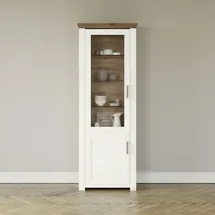 Set One by Musterring Vitrine York Dekor Pino-Aurelio / Eiche Artisan