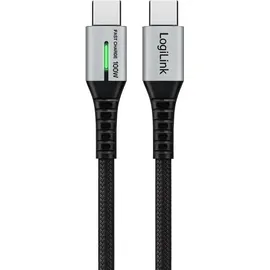 Logilink USB-C auf USB-C 0,3 m Schwarz