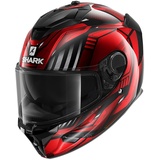 Shark Spartan GT Replikan, Integralhelm - Schwarz/Rot/Grau - S