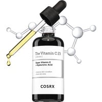 COSRX Reines Vitamin C 23% Serum mit Vitamin E (Ascorbinsäure) und Hyaluronsäure, feuchtigkeitsspendendes Gesichtsserum, reduziert feine Linien, 0.7oz/20g, Korean Skincare