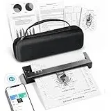 TATTMUSE Thermodrucker A4 Kit Unterstützt das Format A4/A5/B5, Bluetooth Mobiler Drucker, Lernen, Tragbarer Drucker Kompatibel mit Phone, Monochromer Reisedrucker Nur