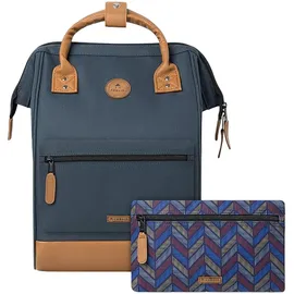 Cabaia Adventurer Essentials Backpack M Dunkelblau/Braun
