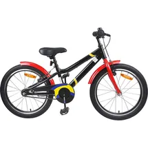 vidaXL Kinderfahrrad 24 Zoll rot/schwarz