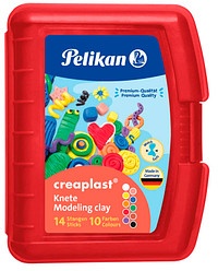 Pelikan Knete Creaplast farbsortiert, 240,0 g