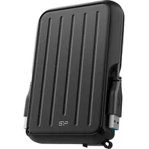 Silicon Power 4TB Game Drive Externe Festplatte A66, kompatibel mit PS5, PS4, Xbox One, PC und Mac, Schwarz