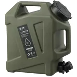 KOBONA 10L~18L Wasserbehälter mit Hahn Und Verlängerung Wasserleitung,Camping Wasserkanister Kanister Trinkwasserkanister Tragbar Mehrzweckkanister Wassertank für Wandern,Picknicks,Notfall