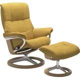 Stressless Stressless® Relaxsessel »Mayfair«, mit Signature Base, Größe S, M & L, Gestell Eiche, gelb