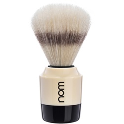 nom Rasierpinsel MARTEN reines Dachshaar Black/Creme Rasur   Herren 