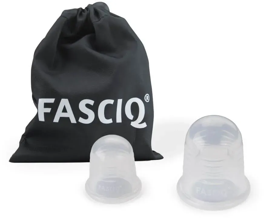 Matchu Sports FASCIQ® Silicone Cupping Set small und large - 5,5x5,5cm7x8cm - Silikon