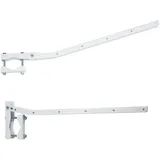 Sauvic Wäscheständer für Geländer 89415, klappbar, 63 cm, weiß