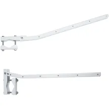 Sauvic Wäscheständer für Geländer 89415, klappbar, 63 cm, weiß