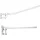 Sauvic Wäscheständer für Geländer 89415, klappbar, 63 cm, weiß