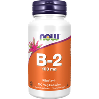 NOW Foods Vitamin B-2 100 Kapseln