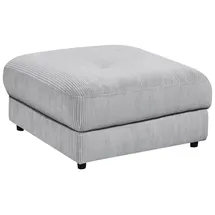 ed exciting design Sitzhocker Barura Polyester 84 x 43 x 84 cm Grau