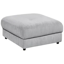 ed exciting design Sitzhocker Barura Polyester 84 x 43 x 84 cm Grau
