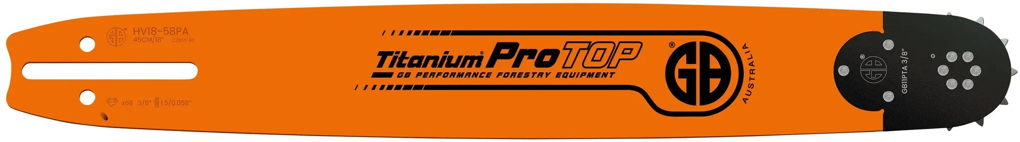GB Führungsschiene Titanium ProTOP 3/8
