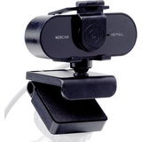 Midland W199 Webcam Full HD (2.10 Mpx), Webcam, Schwarz