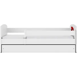 raumhirsch furniture Kinderbett 80 x 180 cm Holzwerkstoff weiß