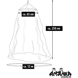 AMANKA Moskitonetz 12 m Weiß