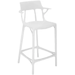 Kartell A.I. Barhocker recyceltes Material - Weiß