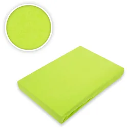 EXKLUSIV HEIMTEXTIL Topper Jersey Spannbettlaken  200x220 cm Apfelgrün