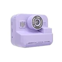 VBESTLIFE Sofortbildkamera, Digitalkamera für, 12 MP, 2,4-Zoll-Bildschirm, mit Druckpapier, Thermodruckkamera, Tragbare Reisekamera für Jungen und Mädchen (Purple)