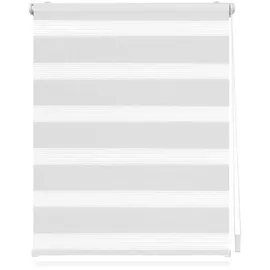 Lichtblick Duo Rollo / Doppelrollo Klemmfix 100 x 150 cm weiß