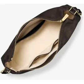 Michael Kors Nolita Medium Schultertasche Nubukleder Brown