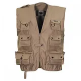 Max Fuchs MFH Herren Weste Outdoor Schwere (khaki, M) - M