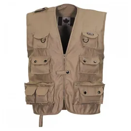 Max Fuchs MFH Herren Weste Outdoor Schwere (khaki, M) - M