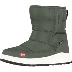 Kinder Winterschuhe Kongsberg  Dunkle Olive olivgrün 32