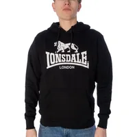 Lonsdale Fremington Kapuzenpullover - Black / White - XL