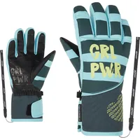 Ziener Skihandschuh LIWA AS(R) PR Girls GRÜN|SCHWARZ 5