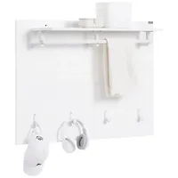 SoBuy Wandgarderobe FHK36 Weiß
