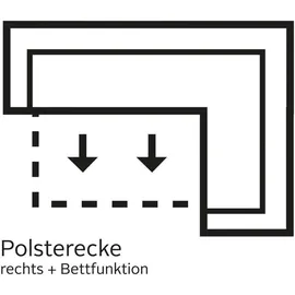 Home Affaire Ecksofa HOME AFFAIRE "Cardoso L-Form", gelb (mais), B:249cm H:90cm T:209cm, Luxus-Microfaser Lederoptik (100% Polyester);Luxus-Microfaser (100% Polyester);Luxus-Microfaser ALTARA NUBUCK (100% Polyester);Struktur (100% Polyester), Sofas, Ecksofa,