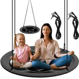 Kesser Nestschaukel Tellerschaukel Hängeschaukel Rundschaukel Schaukel verstellbar Garten-Schaukel Kinderschaukel Indoor - Outdoor-Schaukel für Kinder & Erwachsene