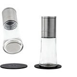 silwy GM-SP-4 Gewürzbehälter Silber, Transparent 0,1 l Gewürzglas