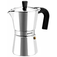 Monix M620003 Manuelle Kaffeemaschine Mokka-Kanne Aluminium