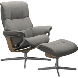 Stressless Mayfair mit Cross Base Rohleder 83 x 102 x 74 cm grey q2 faron