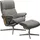 Stressless Mayfair mit Cross Base Rohleder 83 x 102 x 74 cm grey q2 faron