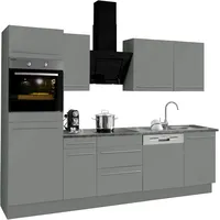 OPTIFIT Küchenzeile Bern 270 cm grau