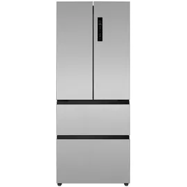 PKM FD403ENFDIX French-Door-Kühlschrank (403 l, 1765 mm hoch, Silber)