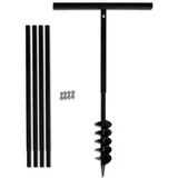 vidaXL Erdbohrer 270519, Handerdbohrer, 100 mm Ø, bis 5 m