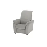 Polstermöbel Oelsa Fernsehsessel Sarah Flachgewebe 91 x 103 x 97 cm Grau elektrisch