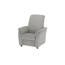 Polstermöbel Oelsa Fernsehsessel Sarah Flachgewebe 91 x 103 x 97 cm Grau elektrisch