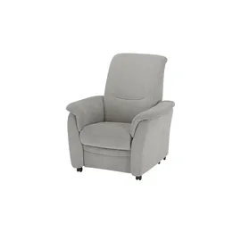 Polstermöbel Oelsa Fernsehsessel Sarah Flachgewebe 91 x 103 x 97 cm Grau elektrisch