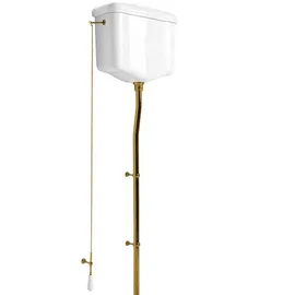 Sapho Kerasan WALDORF-RETRO Spülgarnitur mit Kette, Bronze