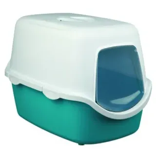 Trixie Katzentoilette Vico 40 x 40 x 56 cm Türkis/Weiß