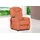 sit&more TV-Sessel Bastian Kunstleder 75 x 110 x 92 cm orange mit Motor und Aufstehhilfe